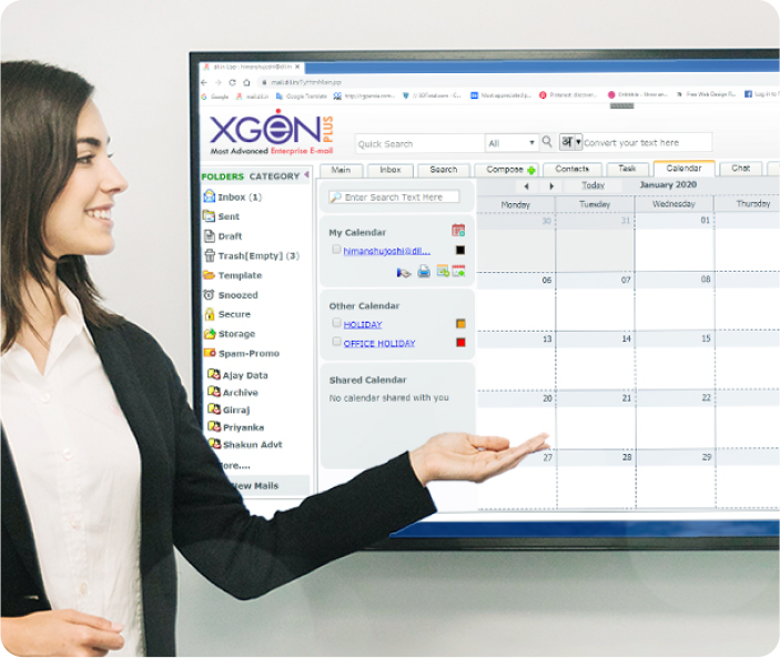 Integration of Calendar with Email Software