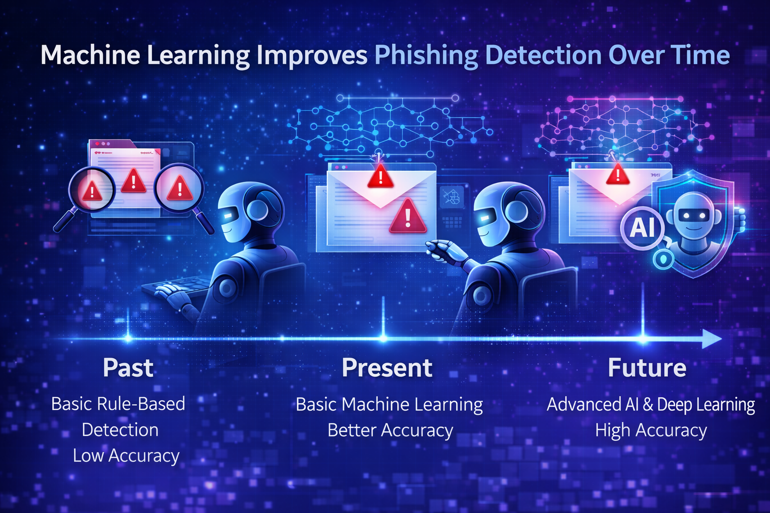 Machine Learning Improves Phishing Detection Over Time