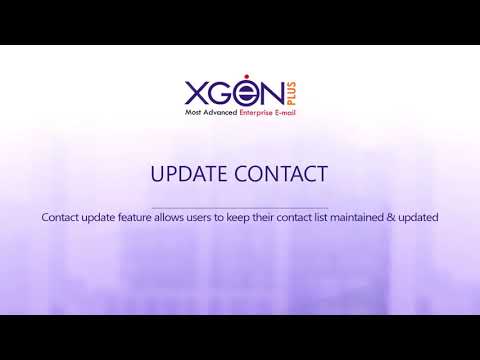 XgenPlus : Auto Update Contact