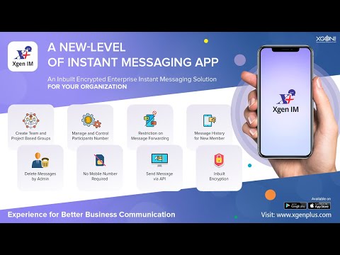 Instant Messaging App For Business - XgenPlus IM Application Introduction