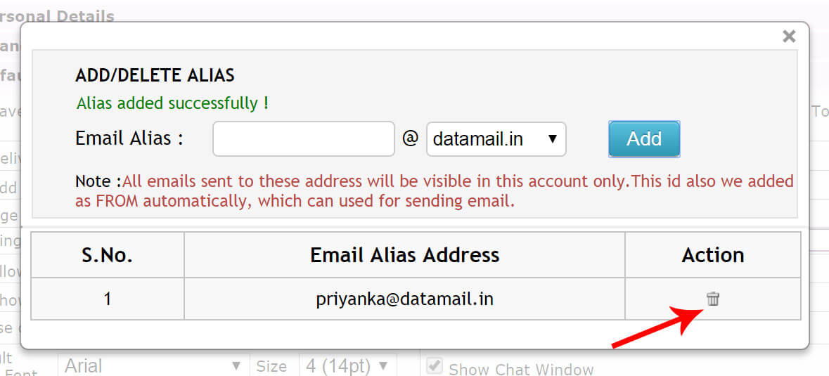 delete-alias-email