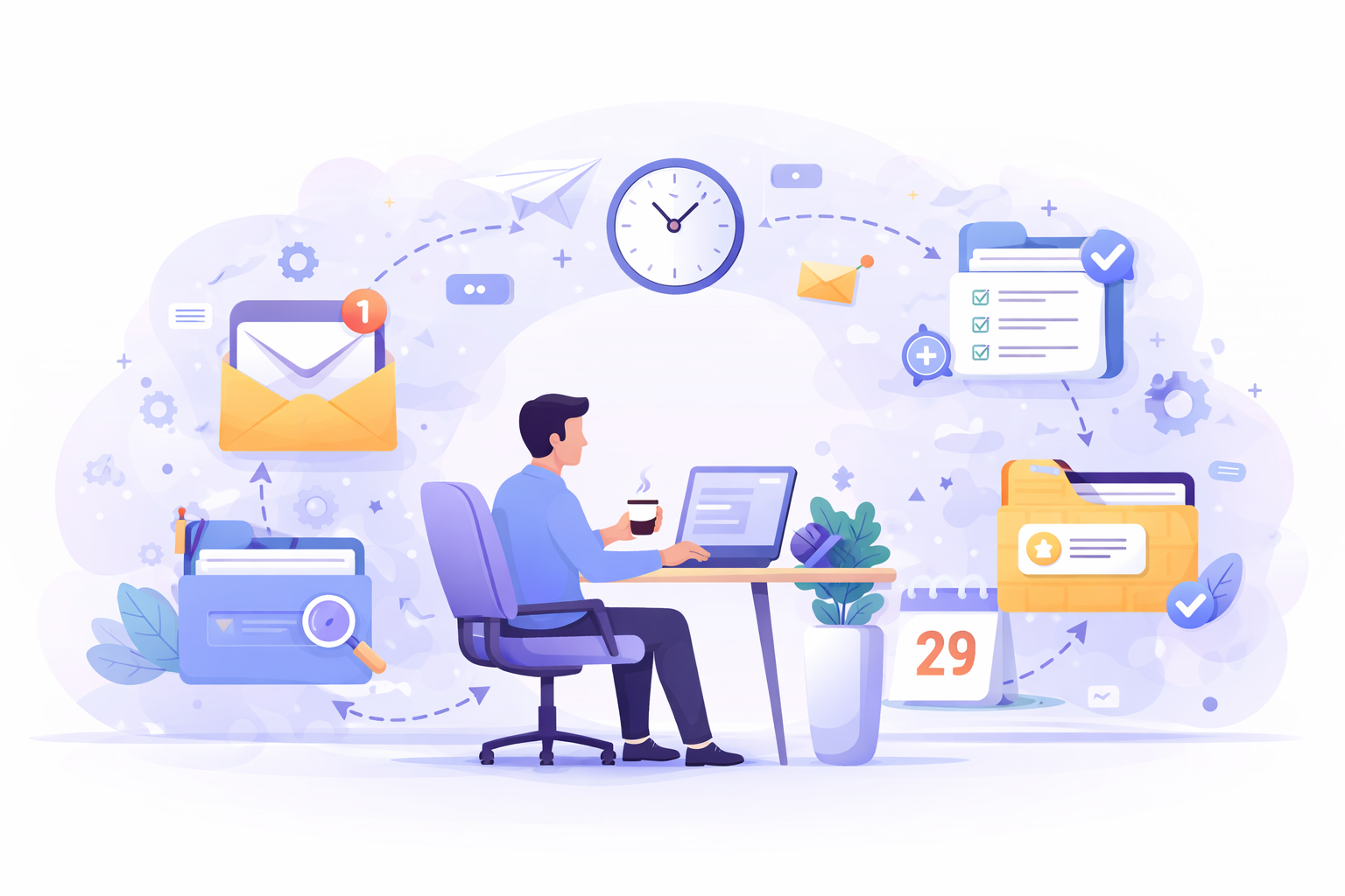 3. Use the “Touch It Once” Rule 3. Use the “Touch It Once” Rule