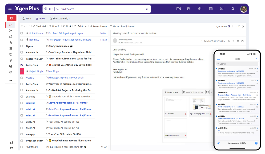 Email Dashboard Demo